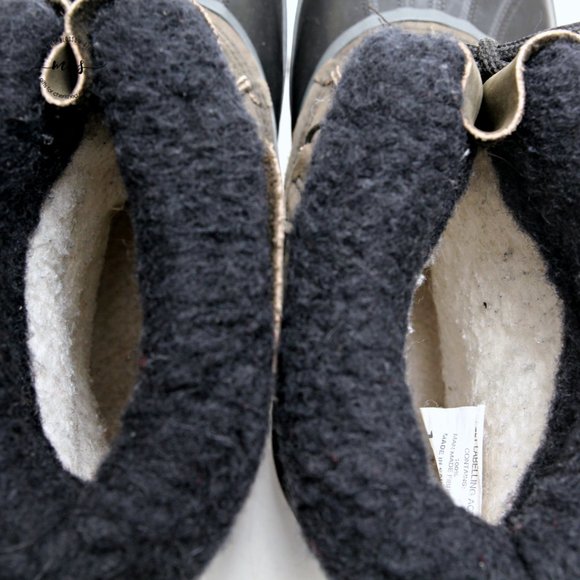 EUC Sorel Caribou Snowboots in Black Tan Men Size 10 - Picture 13 of 15